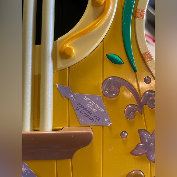 Disney Store Interactive Musical light up Guitar Rapunzel Tangled, TESTED, WORKS - Picture 5 of 7